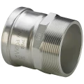 Муфта переходная Viega Sanpress Inox 2311XL Дн76x2 1/2″ Ру16 соединительная, нержавеющая сталь, со стопорным кольцом, наружная резьба / пресс, уплотнение EPDM