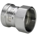Муфта переходная Viega Sanpress Inox 2312XL Дн88.9x3″ Ру16 соединительная, нержавеющая сталь, внутренняя резьба / пресс, уплотнение EPDM