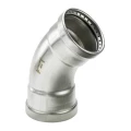 Отвод Viega Sanpress Inox SC-Contur 2326XL Дн88.9 Ру16 из нержавеющей стали, 45°, пресс Отвод Viega Sanpress Inox SC-Contur 2326XL Дн88.9 Ру16 из нержавеющей стали, 45°, пресс
