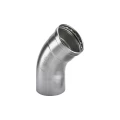 Отвод Viega Sanpress Inox 2326.1XL Дн89 Ру16 однораструбный, угол 45°, корпус - нержавеющая сталь, уплотнение - EPDM, присоединение - пресс, с контуром безопасности SC-Contur