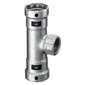 Тройник равнопроходной Viega Megapress с SC-Contur Дн1/2″ Ру16 стальной оцинкованный,  присоединение - пресс/внутренняя резьба
