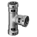 Тройник равнопроходной Viega Megapress с SC-Contur Дн1/2″ Ру16 стальной оцинкованный,  присоединение - пресс, ровнопроходной