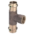Тройник Viega Profipress G SC-Contur Дн18х1/2″х18 Ру5 бронзовый, присоединение - пресс/внутренняя резьба, переходной