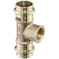 Тройник Viega Sanpress SC-Contur Дн28х1/2″х28 Ру16 бронзовый, присоединение - пресс/внутренняя резьба, переходной