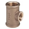 Тройник переходной Viega Дн1″х 1/2″х1″ Ру25 бронзовый, присоединение - внутренняя резьба