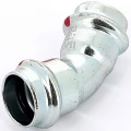 Угол пресс Viega Prestabo SC-Contur 1126 Дн42 45° корпус оцинкованная сталь, пресс/пресс