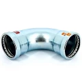 Угол пресс Viega Prestabo SC-Contur 1116xl Дн108.9 90° корпус оцинкованная сталь, пресс/пресс