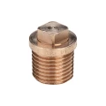 Заглушка Viega 3290 Ду1″ Ру25 НР, наружный край квадрат, бортик, корпус - бронза, присоединение - наружная резьба