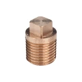 Заглушка Viega 3291 Ду1/2″ Ру25 НР, наружный край квадрат, корпус - бронза, присоединение - наружная резьба