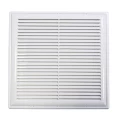 Решетка вентиляционная VIENTO НР 150х200мм вытяжная прямоугольная, с рамкой, материал - АБС-пластик, цвет - белый