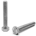 Болт шестигранный ZITAR М8х50 с полной резьбой, корпус - сталь, оцинкованный, класс прочности 8.8, весовой, фасовка - 25кг, DIN 933