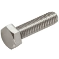 Болт шестигранный ZITAR М6х10 с полной резьбой, корпус - нержавеющая сталь AISI/SS 304/08Х18Н10, без покрытия, класс прочности 4.8, количество в упаковке - 100шт, DIN 933