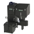 Котел твердотопливный ZOTA Pellet Black 21кВт 2R-300 автоматический, напольный, мощность - 21кВт, объем бункера - 300л