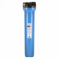 Магистральный фильтр для воды Аквабрайт АБФ-20-34 Slim Line 20″, латунная резьба 3/4″ (кронштейн, ключ)