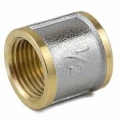 Муфта латунная Aquasfera Ду15 (1/2″) Ру40 ГОСТ 32585-2013