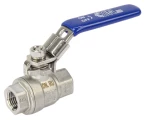 Краны нержавеющие полнопроходные DN.ru BV3232P(2pc)-FP-T-H Ду8-100 Ру40/63 SS316 муфтовые
