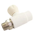 Кран полипропиленовый PPRC прямой MeerPlast Дн20x1/2″ Ру25 под приварку / американка