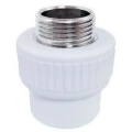 Муфта PPRC комбинированная MeerPlast Дн20x15 Ру25 Base наружнаяя резьба