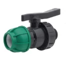 Кран шаровой ПЭ Политэк 20x1/2 Ру10 НР, разъемный