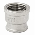 Муфта латунная переходная STI Ду15x10 (1/2″x3/8″) Ру16 никелированная, внутренняя резьба