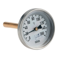Термометр биметаллический А5001 Wika осевой, до 160°С, корпус 80 мм, L=40 мм, присоединение G1/2" 3905888 (36523024)
