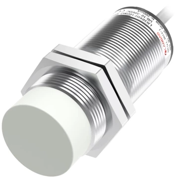 Датчик индуктивный LANBAO LR30XCN15LIM резьбовой, монтаж - незаподлицо, расстояние срабатывания - 15мм, соединение - кабель, материал корпуса - латунь никелированная, IP67