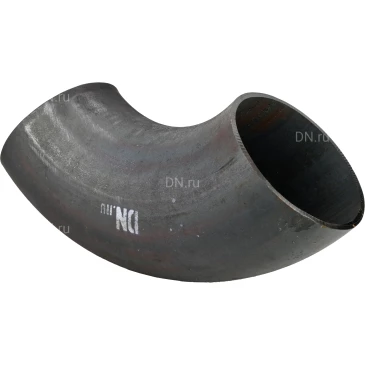 Отвод бесшовный крутоизогнутый 90° DN.ru Ст20 Св/Св 10″ Ду250 Ру40 ГОСТ 17375-2001 исполнение 2, наружный диаметр - 273мм, толщина стенки - 8мм, корпус - сталь 20, присоединение - под приварку (опрессовано)