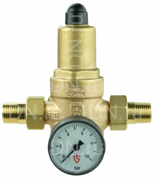 Клапан редукционный (после себя) Goetze 681 mGFO-SP Ду15 Ру40 бронзовый резьбовой