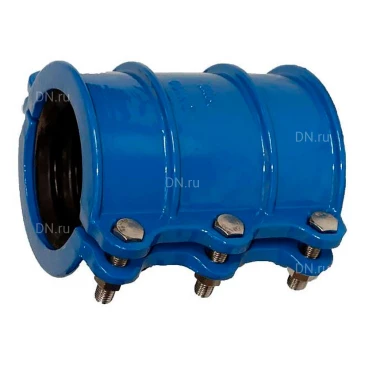 Муфта ремонтная хомутного типа DN.ru CСR14E(2pc) Ду100 (Дн116-128) Ру16 двухсоставная, корпус - чугун GGG50, уплотнение - EPDM Муфта ремонтная хомутного типа DN.ru CСR14E(2pc) Ду100 (Дн116-128) Ру16 двухсоставная, корпус - чугун GGG50, уплотнение - EPDM