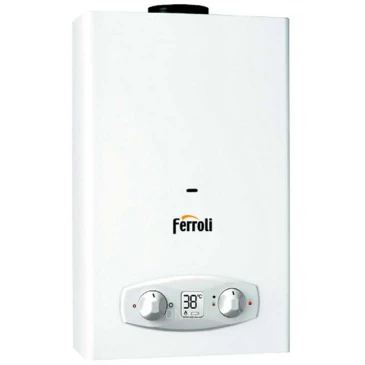 Водонагреватель газовый проточный FERROLI VERONA 11D настенный, мощность - 21.1кВт