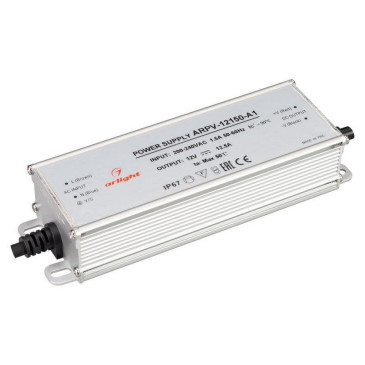 Блок питания Arlight ARPV ARPV-12150-A1 150 Вт, 12.5 А, 12 В, для светодиодных лент, IP67