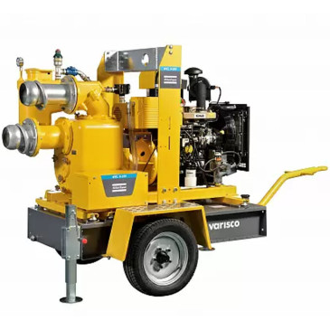 Мотопомпа Atlas Copco WEL ECO 4-250 FKL10 дизельная, для водопонижения, патрубки 4″ 100 мм, 4-тактный двигатель 29 л.с., напор - 32 м, производительность - 3000 л/мин