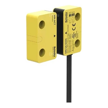 Датчик бесконтактный Autonics MN-AB-W магнитный, тип контакта 1хNO+1хNC, исполнение с разъемом на кабеле 300мм, IP67