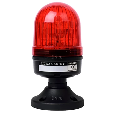 Маячок светосигнальный Autonics MS66G-B00-R диаметр - 66×97мм, постоянное/мигающее свечение, с зуммером, цвет - красный, 24В, IP52 Маячок светосигнальный Autonics MS66G-B00-R диаметр - 66×97мм, постоянное/мигающее свечение, с зуммером, цвет - красный, 24В, IP52