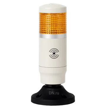 Колонна светосигнальная Autonics PMEGZ-101-Y диаметр - 45мм, основание корпуса - 72.5мм, постоянное/мигающее свечение, с зуммером, цвет - желтый, 12В, IP52 Колонна светосигнальная Autonics PMEGZ-101-Y диаметр - 45мм, основание корпуса - 72.5мм, постоянное/мигающее свечение, с зуммером, цвет - желтый, 12В, IP52