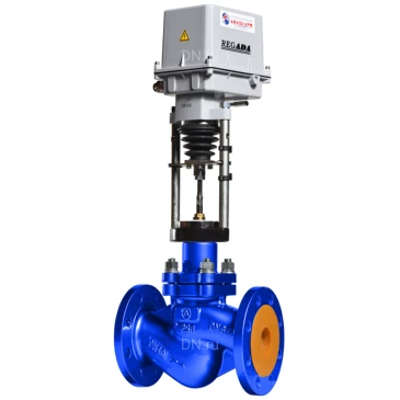 Клапан регулирующий Авангард КР 25нж947нж Ду150 Ру40 односедельный неразгруженный, присоединение фланцевое, корпус - нержавеющая сталь 12Х18Н9ТЛ, уплотнение - металл, электропривод ПЭП-САЗ-2-25000 (стандарт-2)