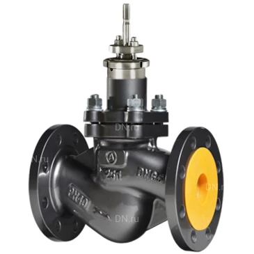 Клапан регулирующий Авангард КР 25с947нж Ду80 Ру16 односедельный неразгруженный, присоединение фланцевое, корпус - сталь 25Л, уплотнение - металл, без электропривода