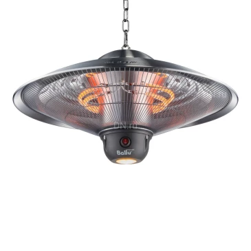 Обогреватель инфракрасный Ballu BIH-LL-2.1-S ламповый, мощность - 2.1кВт, площадь - 20м2, корпус - нержавеющая сталь, IP24, 220В