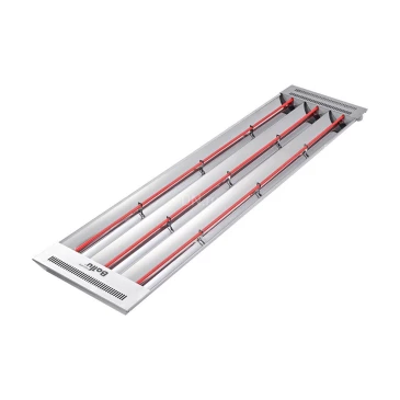 Обогреватель инфракрасный Ballu BIH-T-3.0 с открытым ТЭНом, мощность - 3.0кВт, площадь - 30м2, корпус - сталь, IP20, 380В