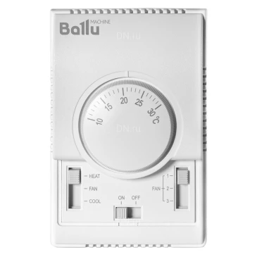 Термостат Ballu BMC-2, корпус - пластик, IP20, диапазон настройки температуры - от 10 - до 30°С