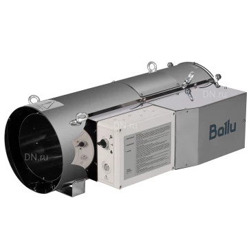 Теплогенератор Ballu BSG-33 подвесной газовый, производительность - 1700 м3/ч, мощность - 33 кВт, IP24, средний расход топлива - 2.3кг/ч
