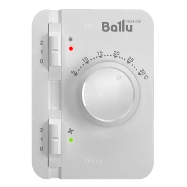 Пульт управления Ballu BRC-E, корпус - пластик, диапазон настройки температуры - от 5 до 30°С