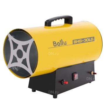 Тепловентилятор Ballu BHG-30LS газовый, мощность - 30кВт, объем помещения - 700м3, производительность - 720м3/час, IP10, расход топлива - 1.8 - 2.3кг/ч