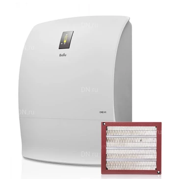 Приточный очиститель воздуха BALLU ONEAIR ASP-200SPW тип нагревателя - электрический, производительность - до 200м3/ч, мощность нагревателя - 1.2 кВт, 220В