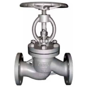 Клапан запорный сальниковый 15с22нж BasicStandard VSO3434M-F-S Ду20 Ру40, фланцевый, корпус - углеродистая сталь WCB, диск - углеродистая сталь WCB, уплотнение - металл, управление - штурвал