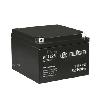 Аккумуляторная батарея BattBee BT 1226 167х175х126мм, напряжение - 12В, емкость - 26Ач, тип - AGM