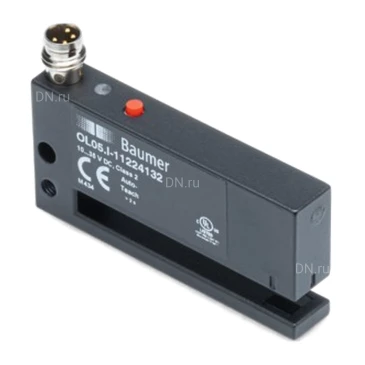 Датчик фотоэлектрический Baumer OL05.I-GP1B.7WN для этикеток, скорость ленты 8м/сек, выходная цепь push-pull, Teach-in, разъем M8, 4pin, корпус - металл, IP67