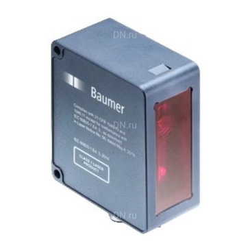 Датчик расстояния лазерный Baumer OXM100-R05V.001 рабочий диапазон 100-150мм, красный лазер (660нм), Modbus RTU, IO-Link, выход 4-20мА/2-10мА/0-10V/0-5V, диапазон напряжения 18-30VDC, разъем M12 12pin, IP65