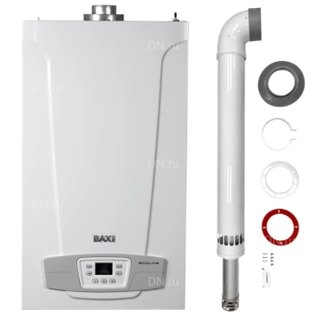 Котел газовый Baxi ECO Life 24F настенный, двухконтурный, мощность - 24кВт, камера - закрытая