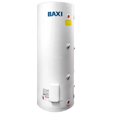 Водонагреватель электрический накопительный Baxi UBC 400 косвенного нагрева, наполный, с одним змеевиком, 400л, мощность - 3кВт, 220В